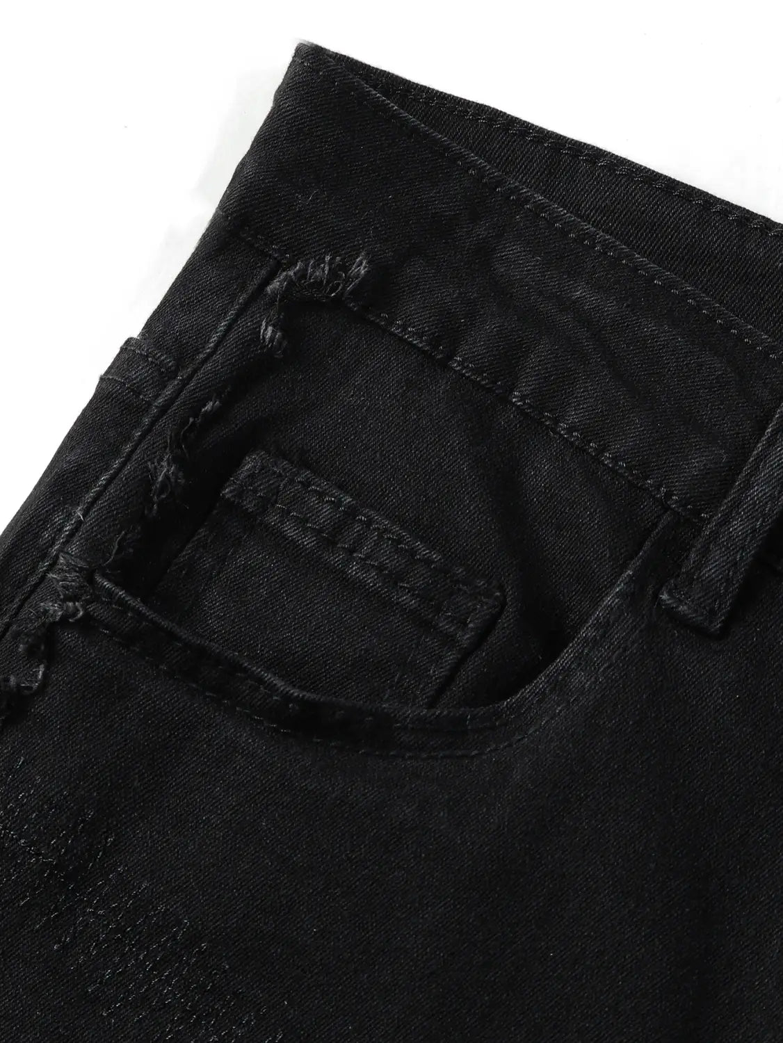 Men’s Trousers Slightly Stretch Embroidered Jeans