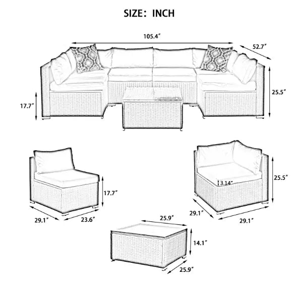 Tempered Glass Coffee Table