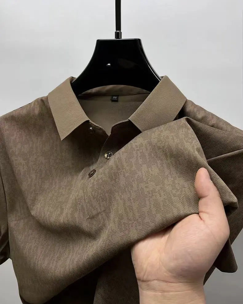 High-end Camouflage Ice Silk Short Sleeve T-shirt Men’s Shirt