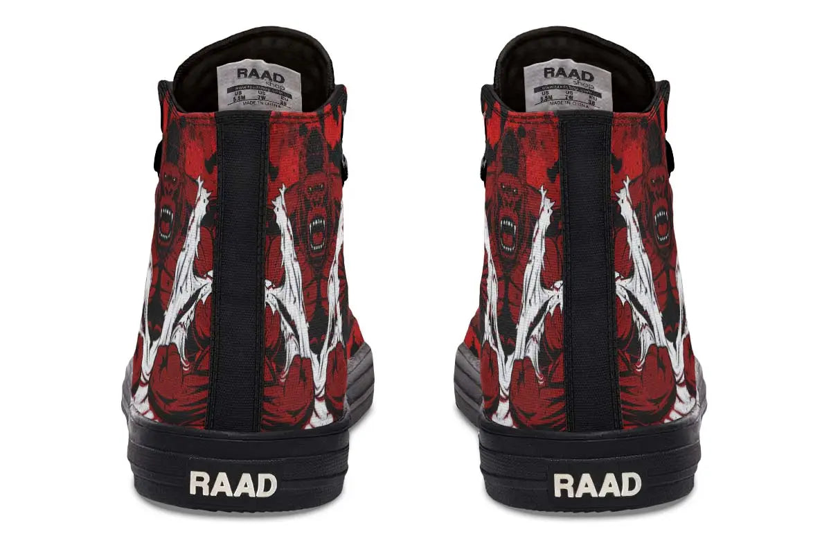 Printed Couple Canvas Shoes