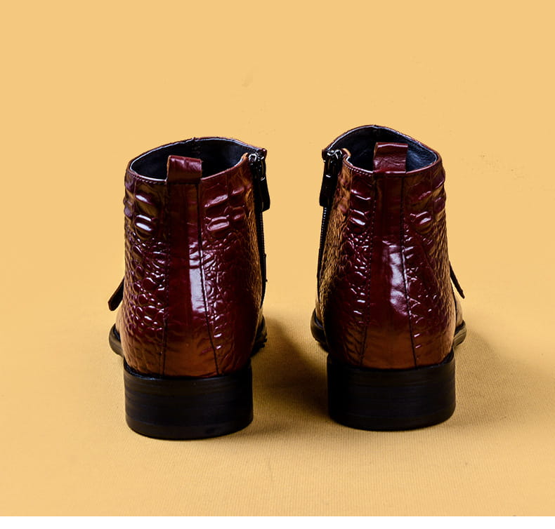 Men’s High Top British Style Formal Leather Shoes