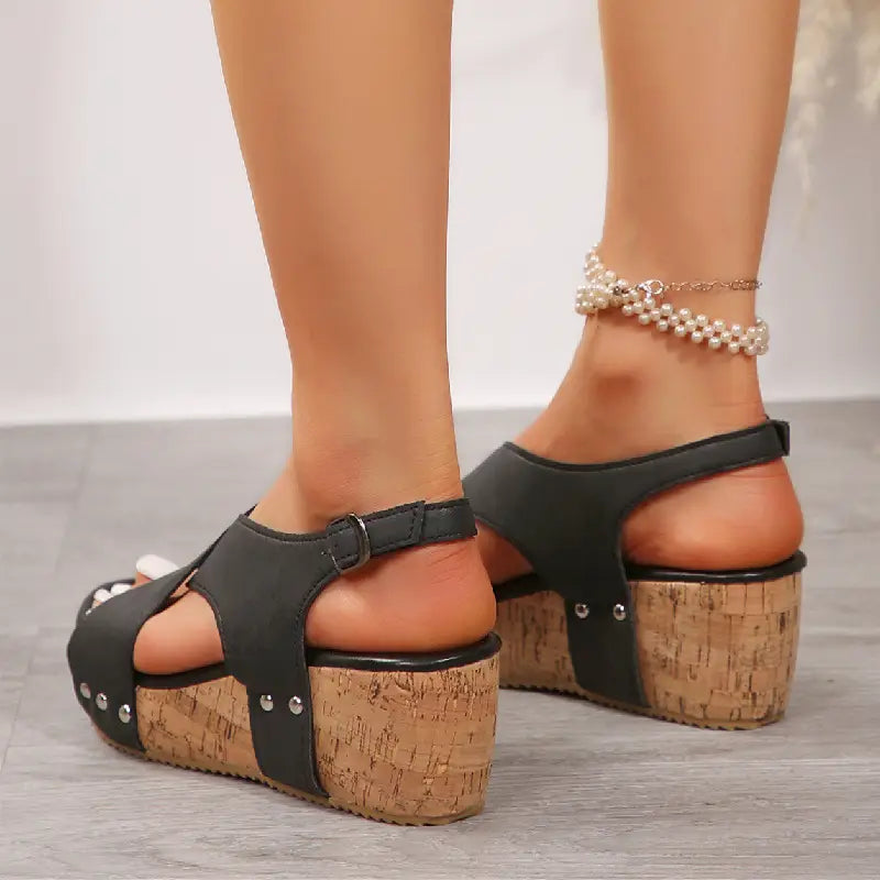 Women’s Rivet Wedges Snadals