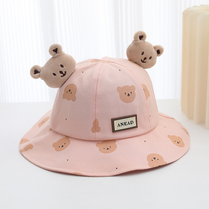 Bucket Hat Baby Spring And Autumn Thin Summer Child Sun-proof Sun Protection Sun Hat