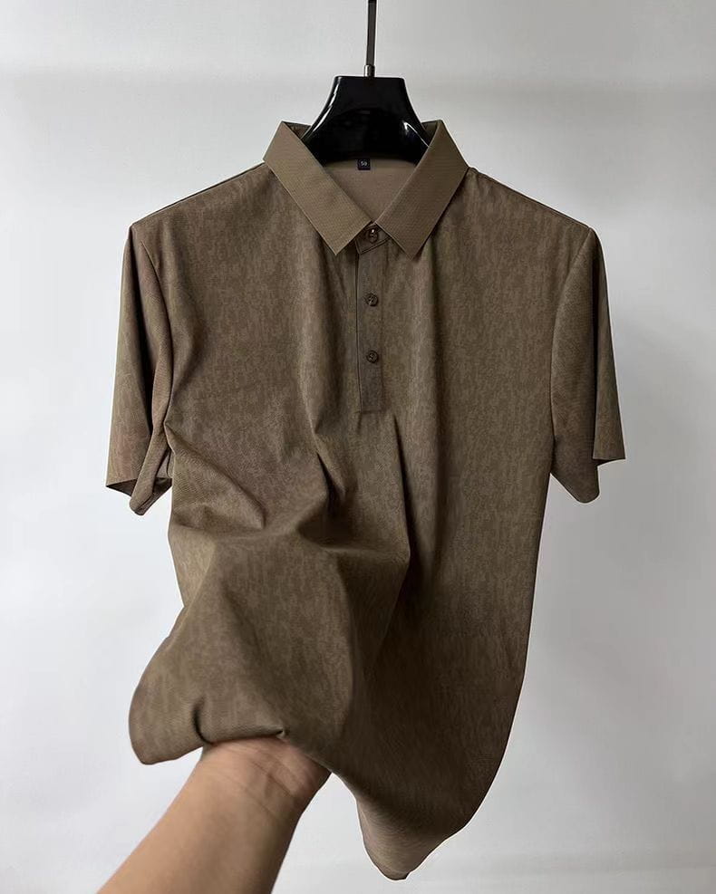 High-end Camouflage Ice Silk Short Sleeve T-shirt Men’s Shirt