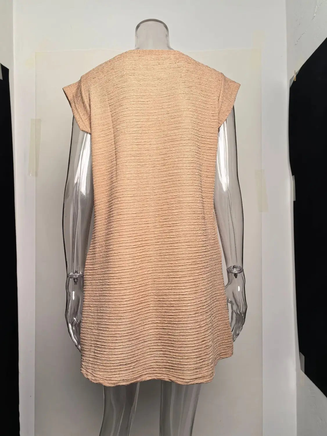 Women’s Solid Color Loose Sleeveless Dress