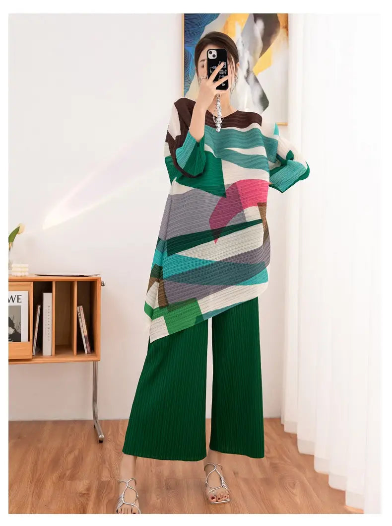 Autumn And Winter Women Fashion Two-piece Suit