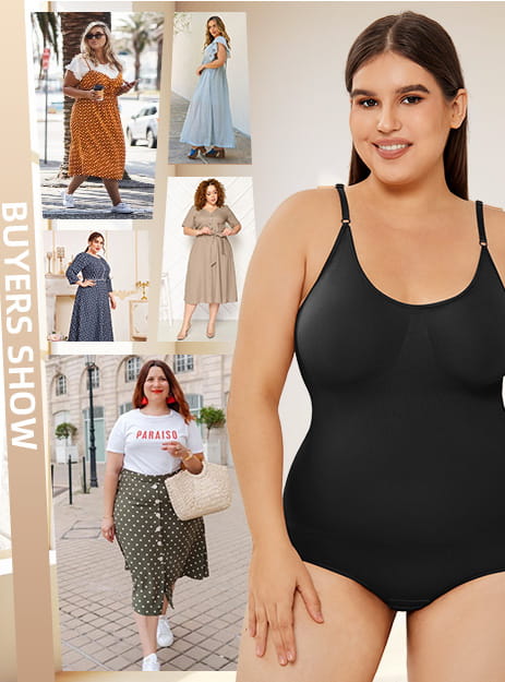 Shapewear For Women Tummy Control Full Bust Body Shaper Bodysuit