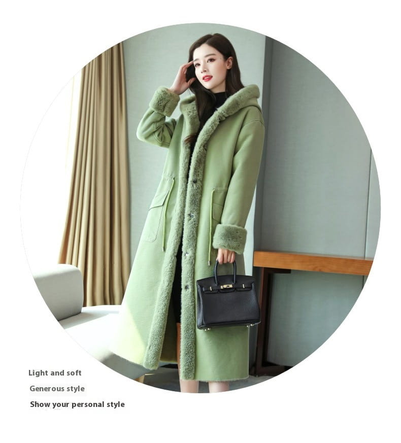 Winter Cotton-padded Jacket Fur Coat Women
