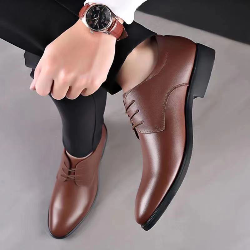 Men’s Casual Business Formal Wear Leather Shoes