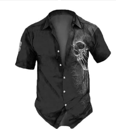 Printed Men’s Shirt Casual Clothing