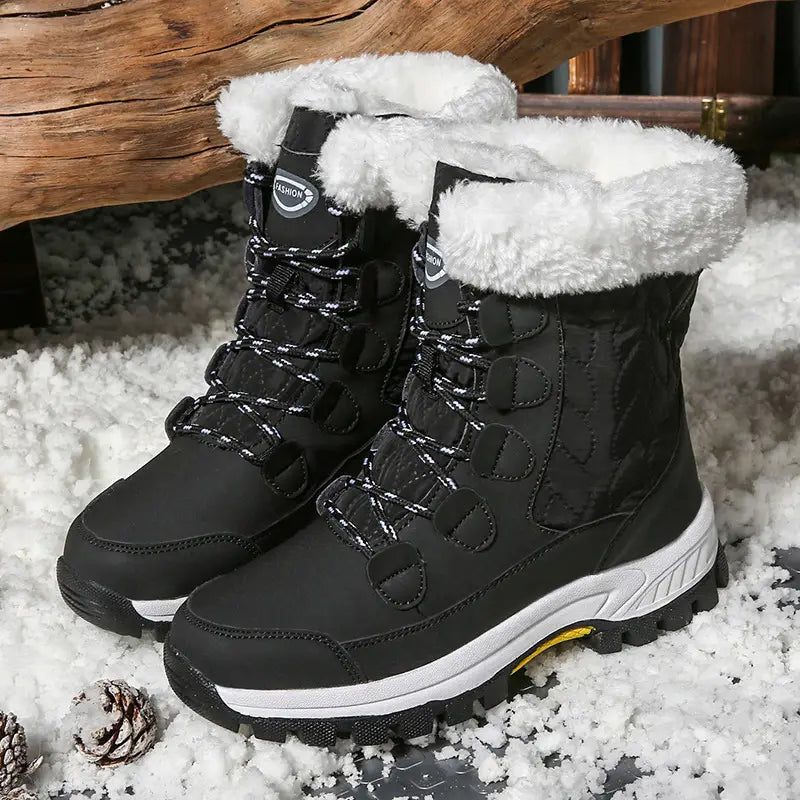Women’s snow boots warm and velvet women’s shoes