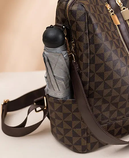 Casual Anti-theft Pu Leather Backpack