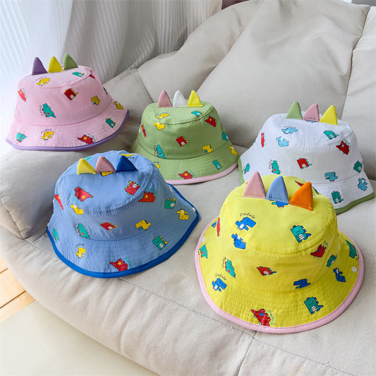 Bucket Hat Baby Spring And Autumn Thin Summer Child Sun-proof Sun Protection Sun Hat