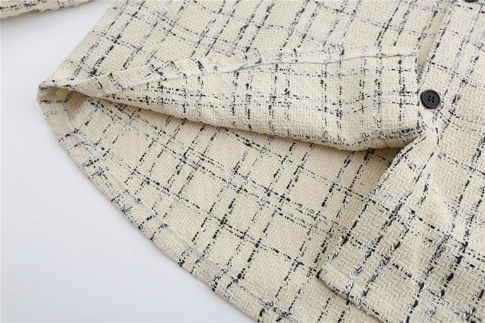 Spring Letter Embroidery Plaid Tide Long Sleeve Shirts For Men And Women