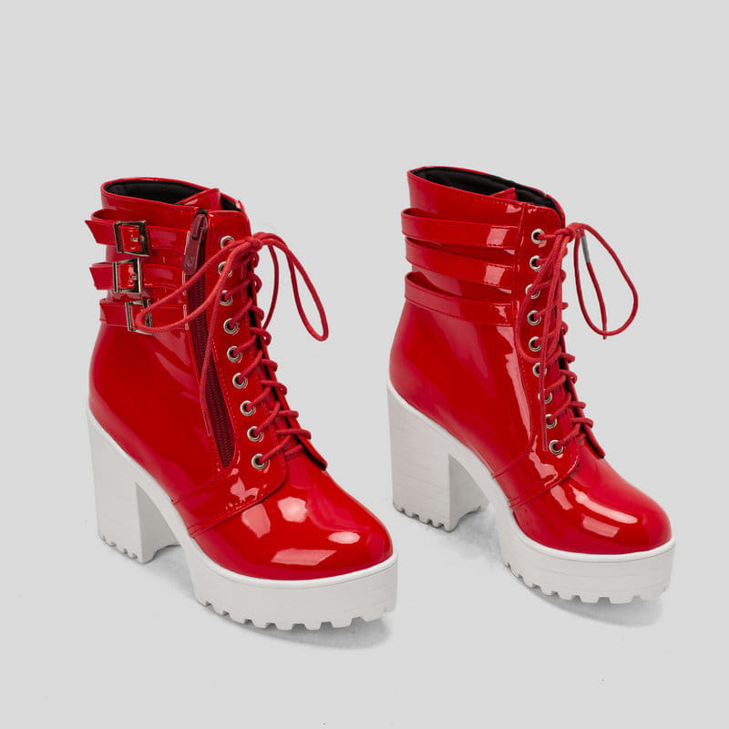Women’s Autumn And Winter Thick Heeled Short Boots
