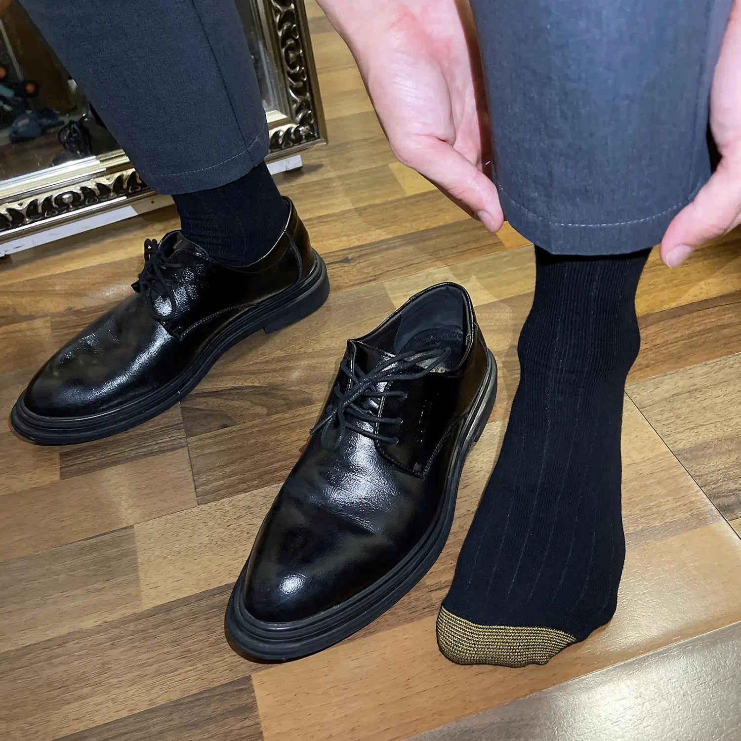 Men’s Formal Wear Long Tube Cotton Socks