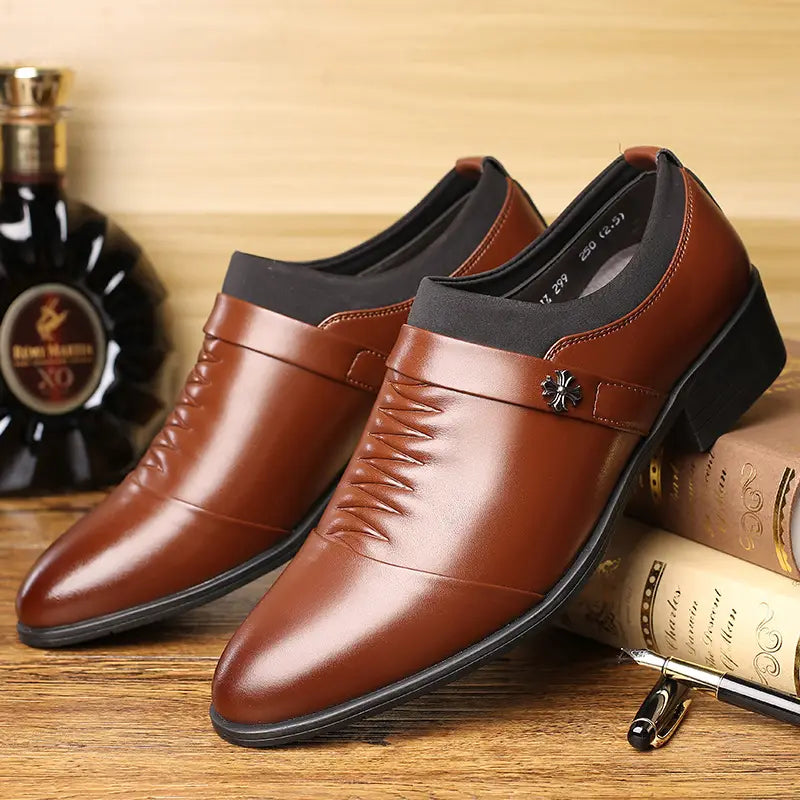 Fashion formal business men’s leather shoes