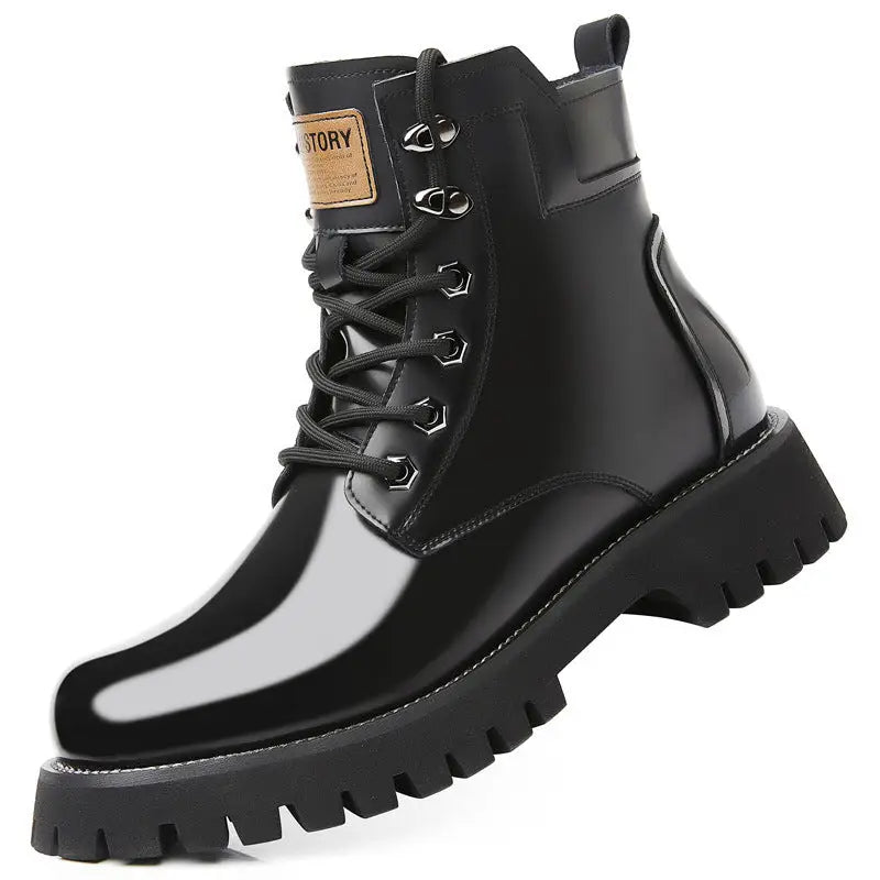 Fall Winter Martin Boots Men's Platform Mid-top Beyond Trends Hub