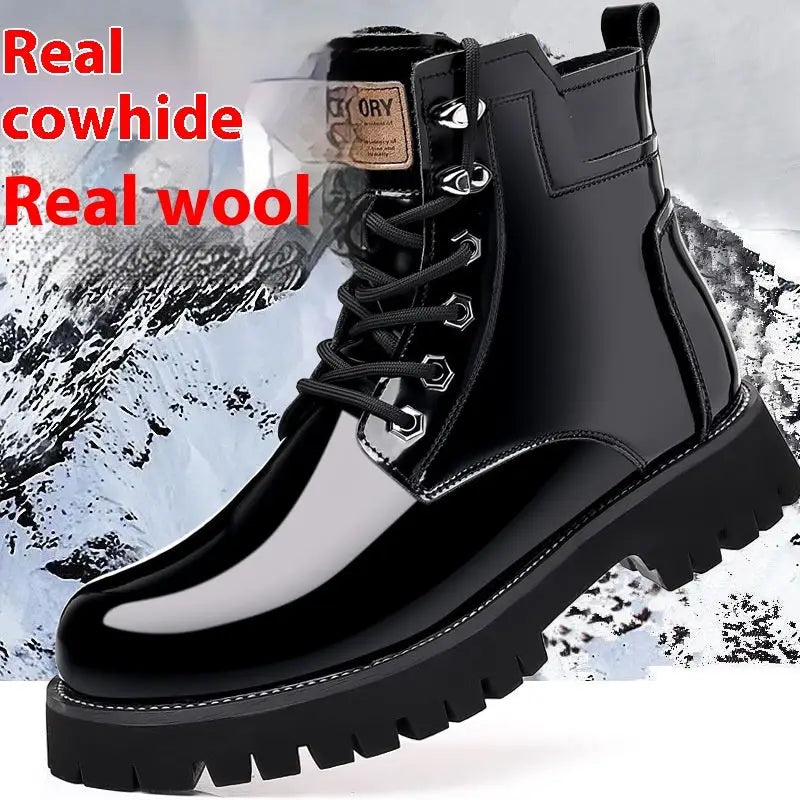 Fall Winter Martin Boots Men's Platform Mid-top Beyond Trends Hub