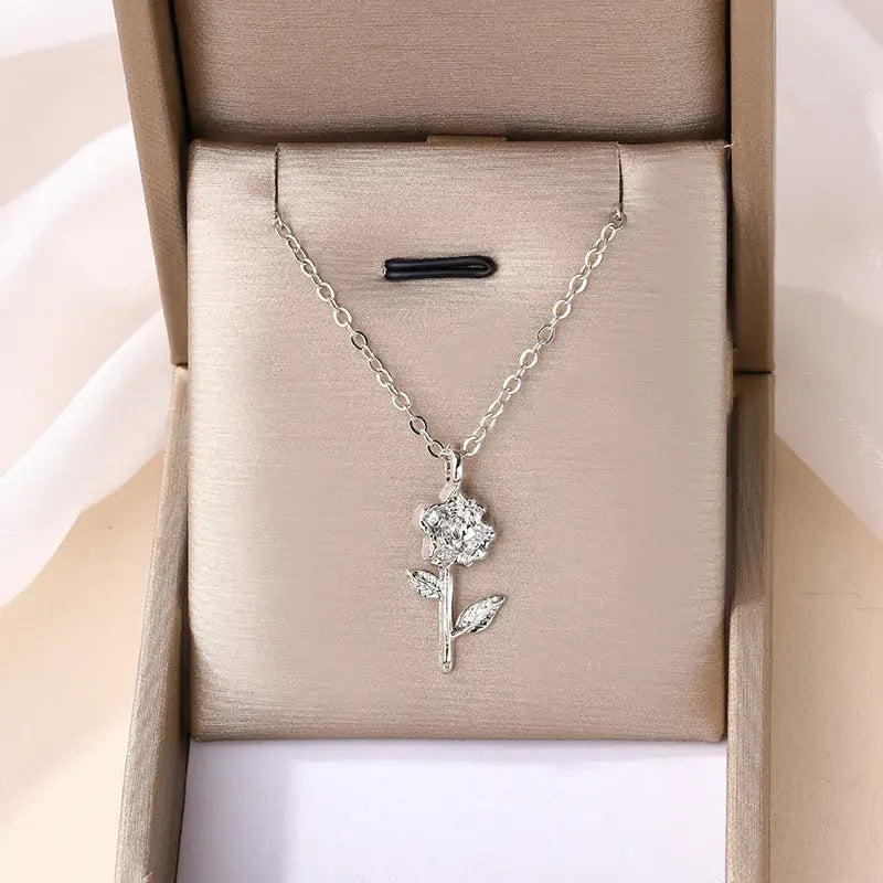 Fashion Alloy Flower Necklace For Minority Women Beyond Trends Hub