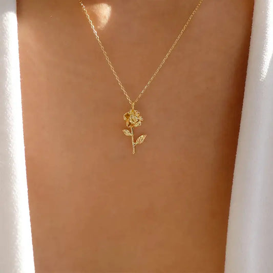 Fashion Alloy Flower Necklace For Minority Women Beyond Trends Hub