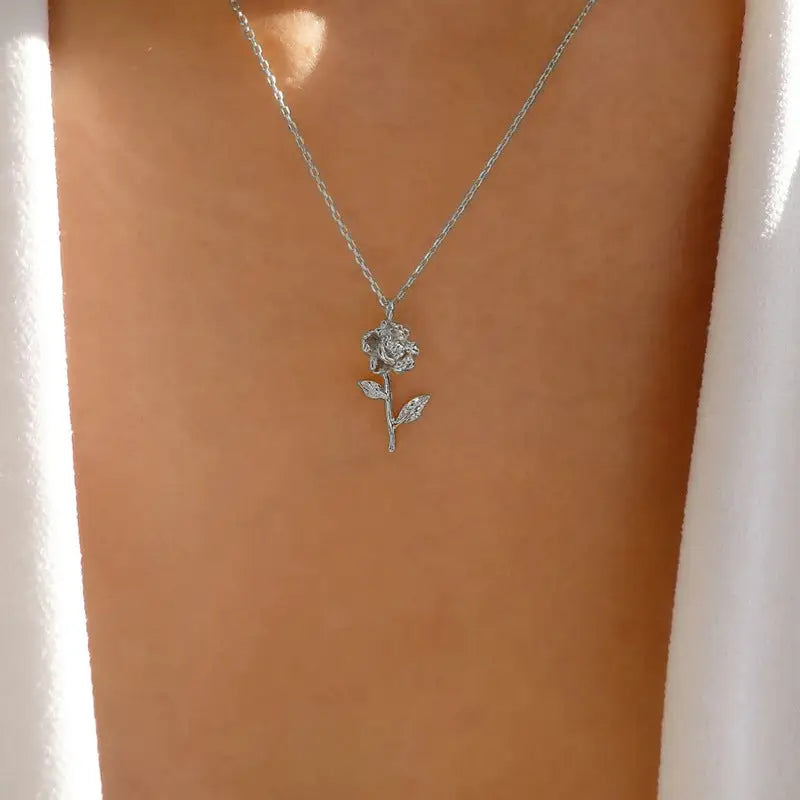 Fashion Alloy Flower Necklace For Minority Women Beyond Trends Hub