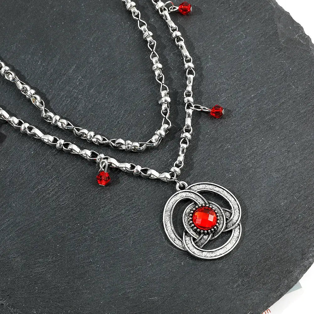 Fashion Alloy Silver Necklace Jewellery - Beyond Trends Hub 