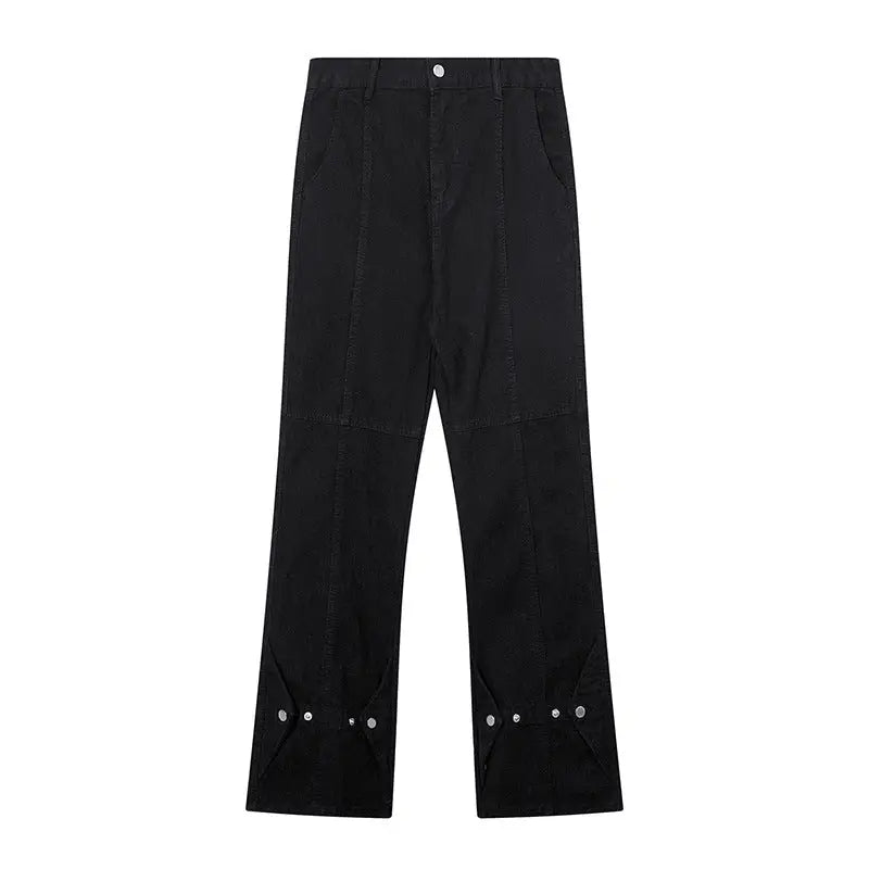 Fashion American Trousers Breasted Jeans Men