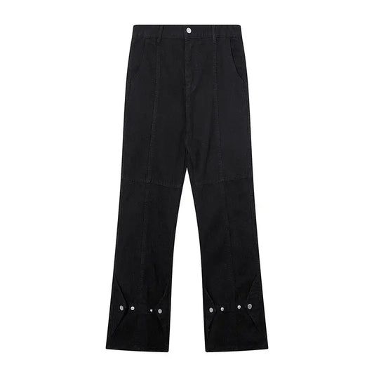 Fashion American Trousers Breasted Jeans Men