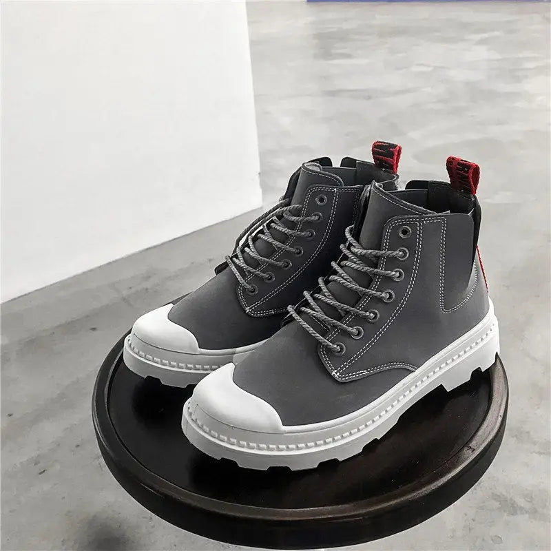 Fashion Ankle Boots Winter Autumn men's Motorcycle Martin Boots men Boots Snow Boots Oxfords men Shoes Beyond Trends Hub