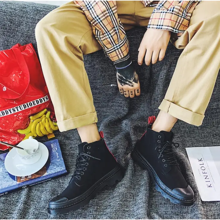 Fashion Ankle Boots Winter Autumn men's Motorcycle Martin Boots men Boots Snow Boots Oxfords men Shoes Beyond Trends Hub