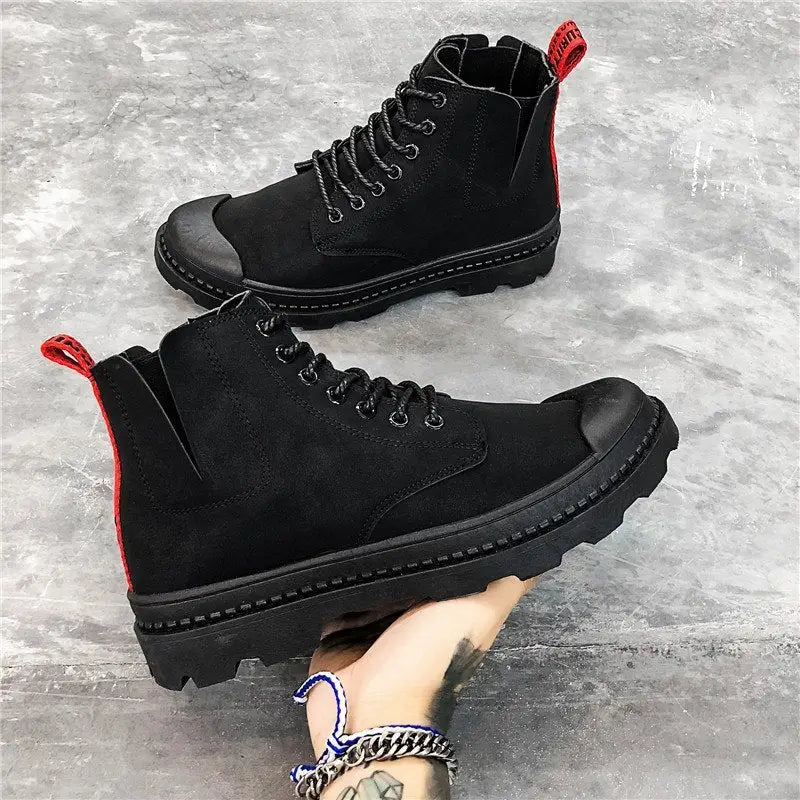 Fashion Ankle Boots Winter Autumn men's Motorcycle Martin Boots men Boots Snow Boots Oxfords men Shoes Beyond Trends Hub