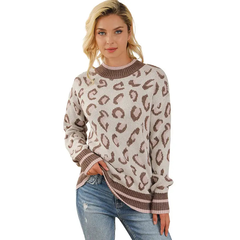 Fashion Casual Versatile Knitted Top Women - LC2723742 Brown / S