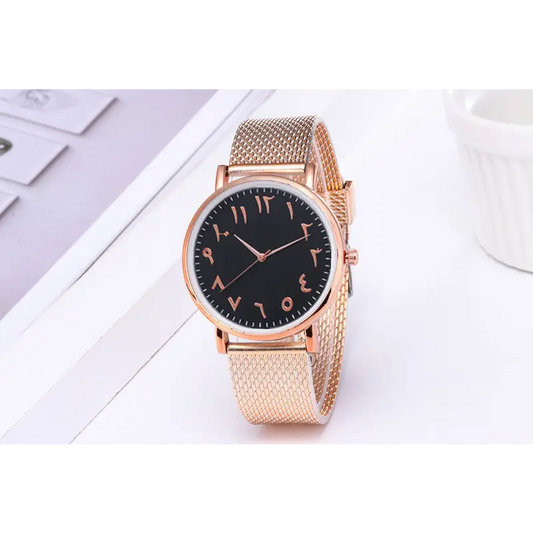 Fashion Creative Quartz Watches Couple Watches Digital Mesh Band Watches - Beyond Trends Hub 