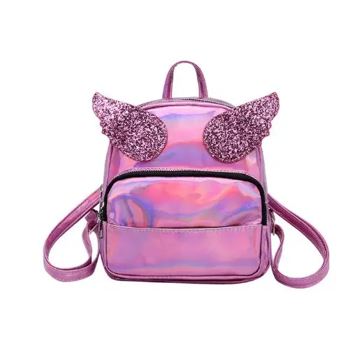 Fashion Cute Laser Sequins Backpacks with Sequins Angle Wings - Beyond Trends Hub 