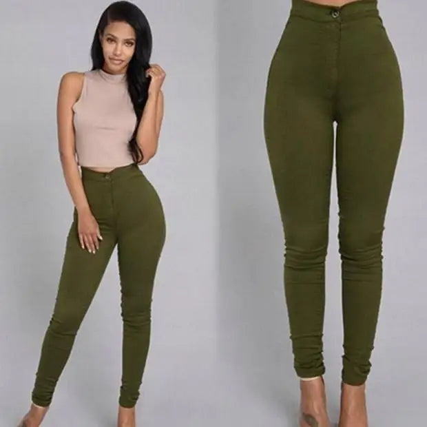 Fashion elastic jeans women leggings ladies Beyond Trends Hub