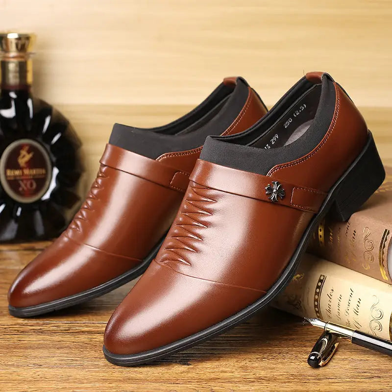 Fashion formal business men’s leather shoes