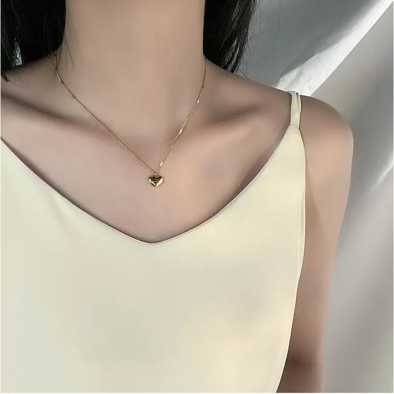 Fashion Jewelry Necklace For Women New Trend Vintage Simple Love Heart Pendant Elegant Party Jewelry Birthday Gifts Beyond Trends Hub