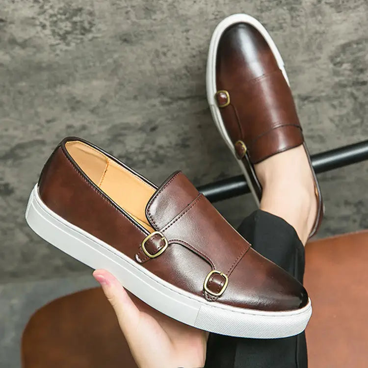 Fashion Loafers Men's Business Casual Slip-on Flats Shoes Beyond Trends Hub