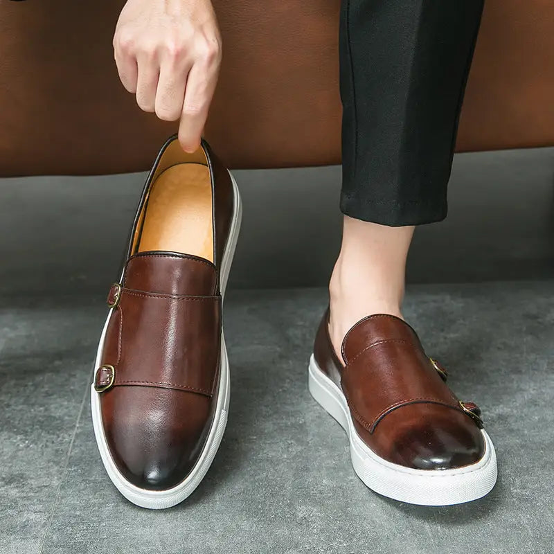 Fashion Loafers Men's Business Casual Slip-on Flats Shoes Beyond Trends Hub