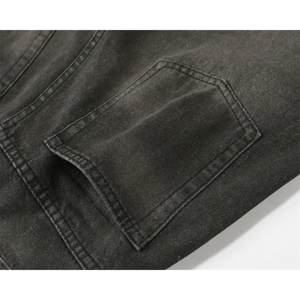 Fashion Loose Denim Trousers Men