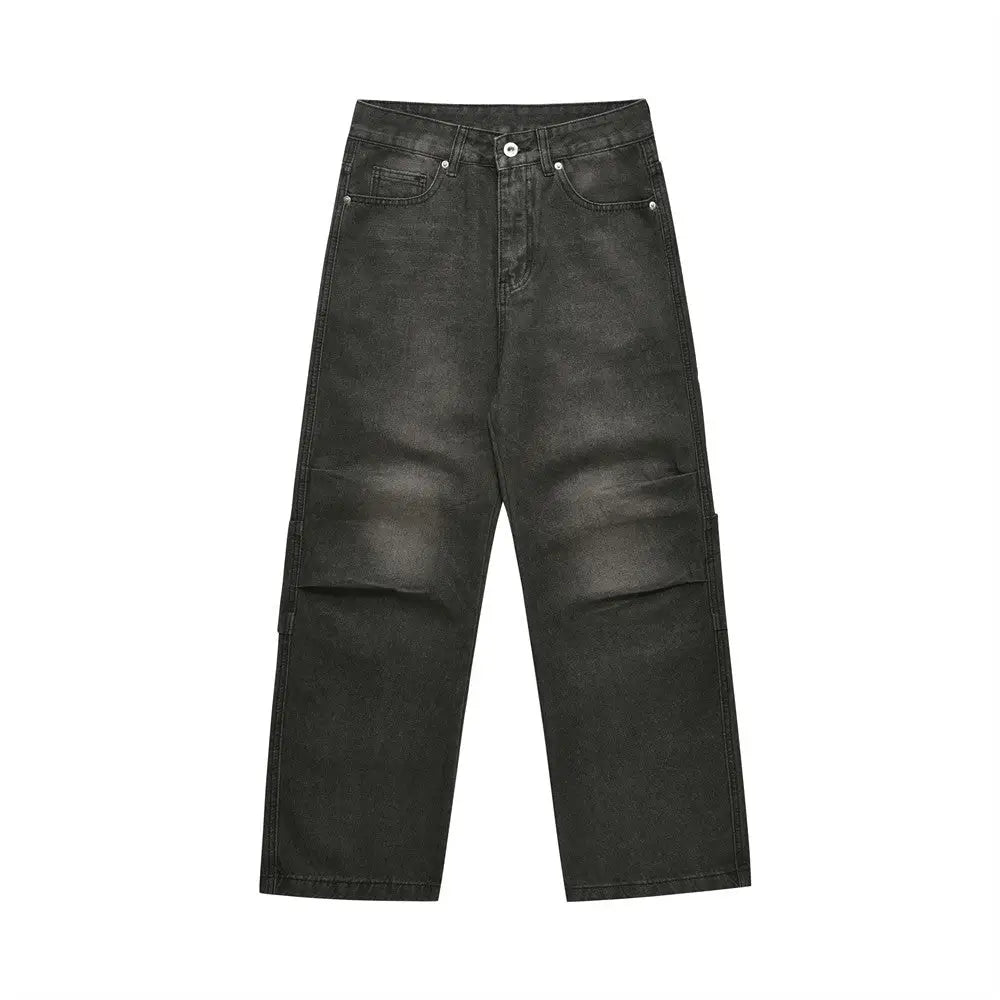 Fashion Loose Denim Trousers Men