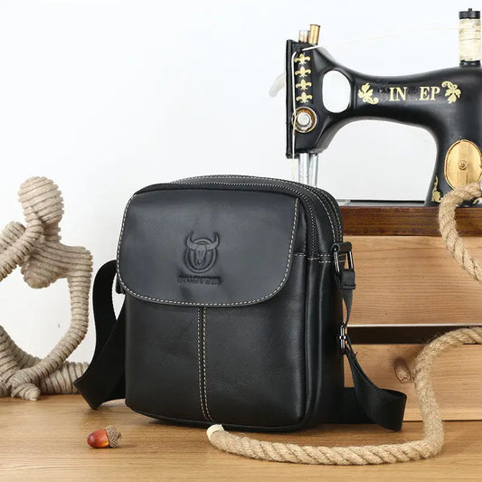 Fashion Men's Leather Shoulder Messenger Bag Beyond Trends Hub