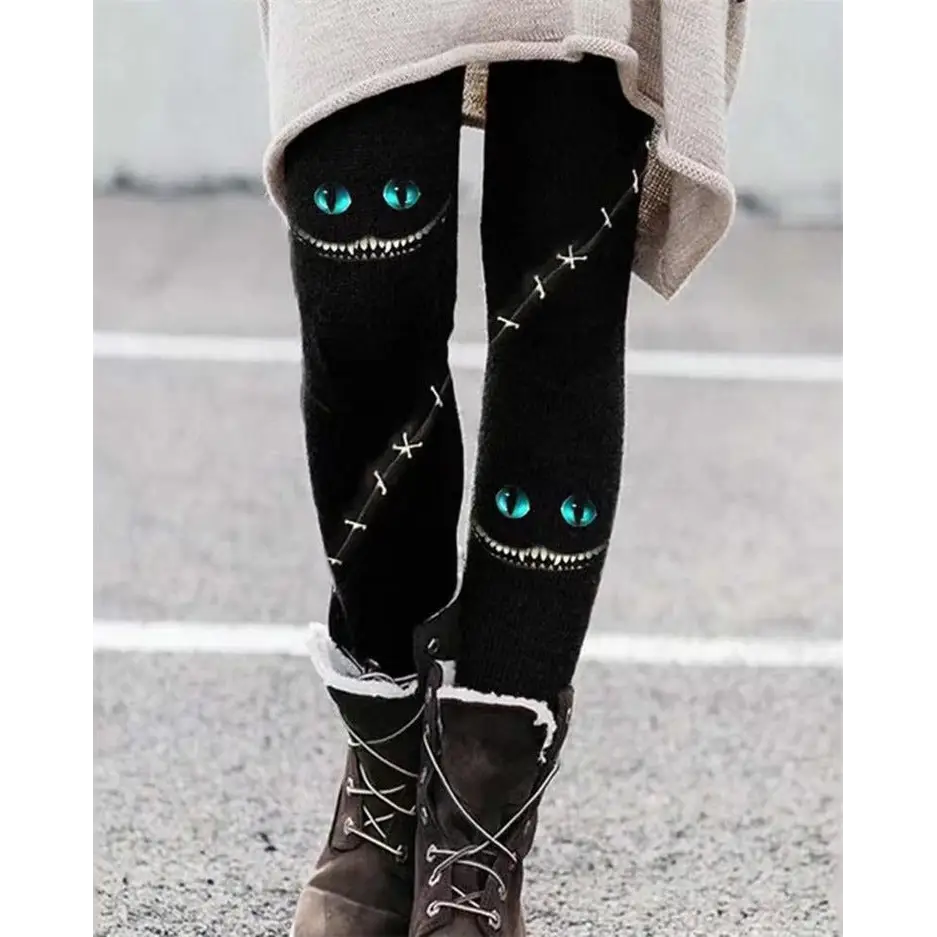 Fashion Pattern Elastic Leggings Trendy Women Beyond Trends Hub