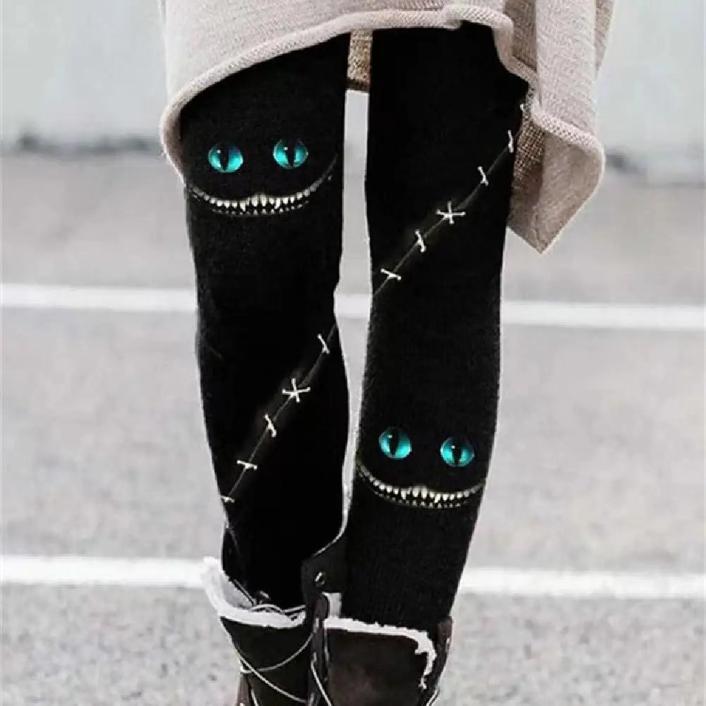 Fashion Pattern Elastic Leggings Trendy Women Beyond Trends Hub