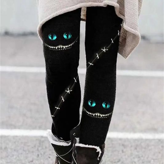 Fashion Pattern Elastic Leggings Trendy Women Beyond Trends Hub