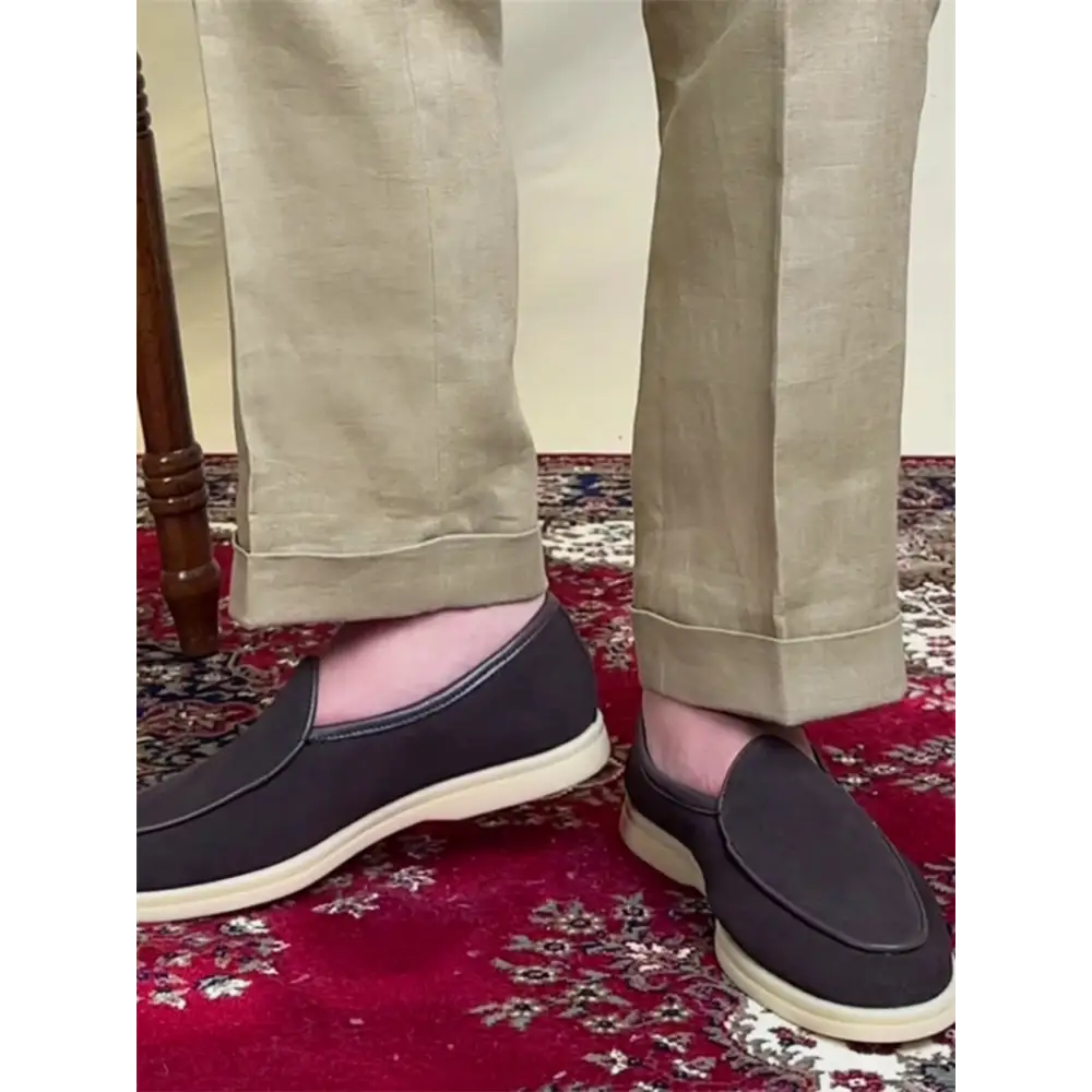 Fashion Penny Men's Wrestled Leather Casual Leather Shoes Beyond Trends Hub