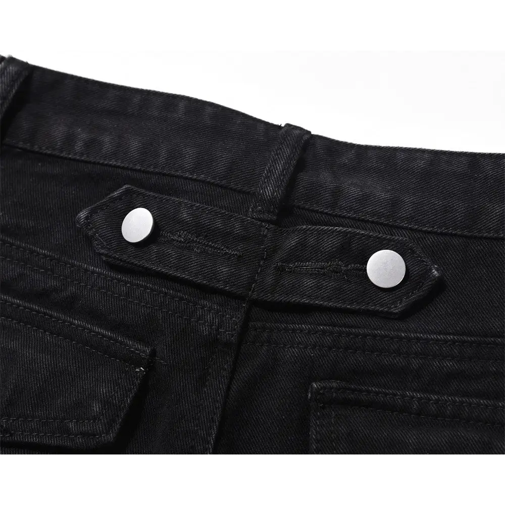 Fashion Personality Denim Trousers Men