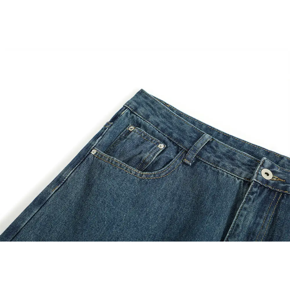 Fashion Personality Denim Trousers Men