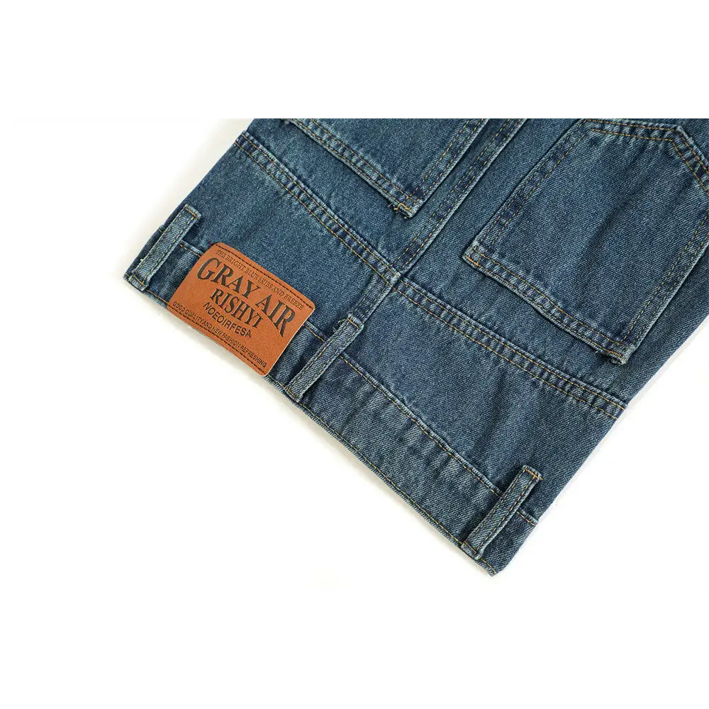 Fashion Personality Denim Trousers Men